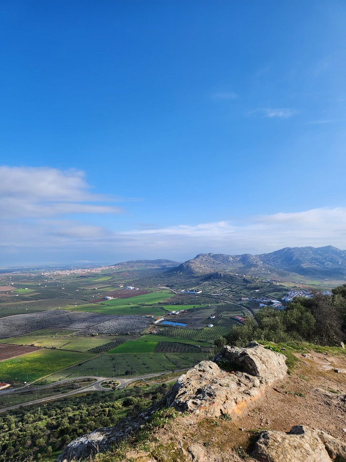 North(east) view from Castillo de Alange