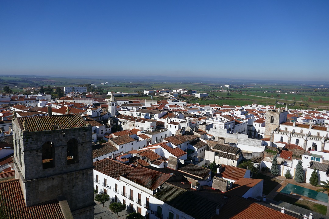 Castillo de Olivenza, views from keep