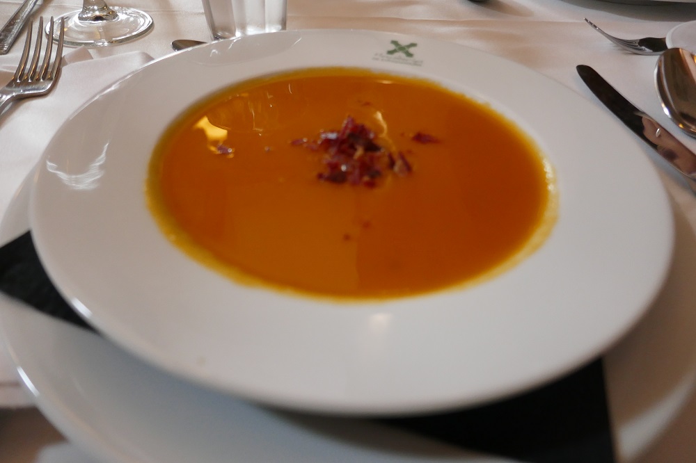 Hospedería Puente de Alconétar_carrot and apple soup