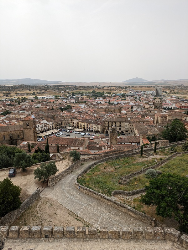 Castillo de Trujillo: views