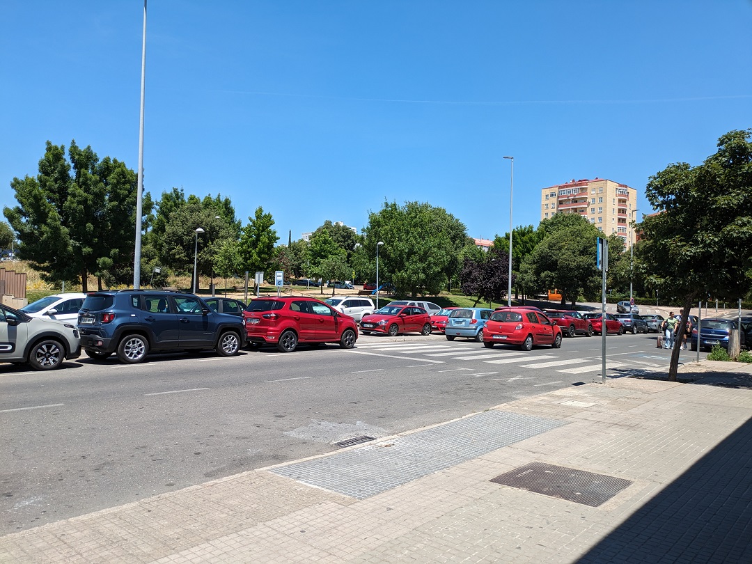 Driving to Cáceres