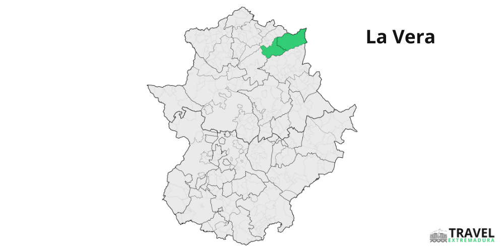 La Vera area map