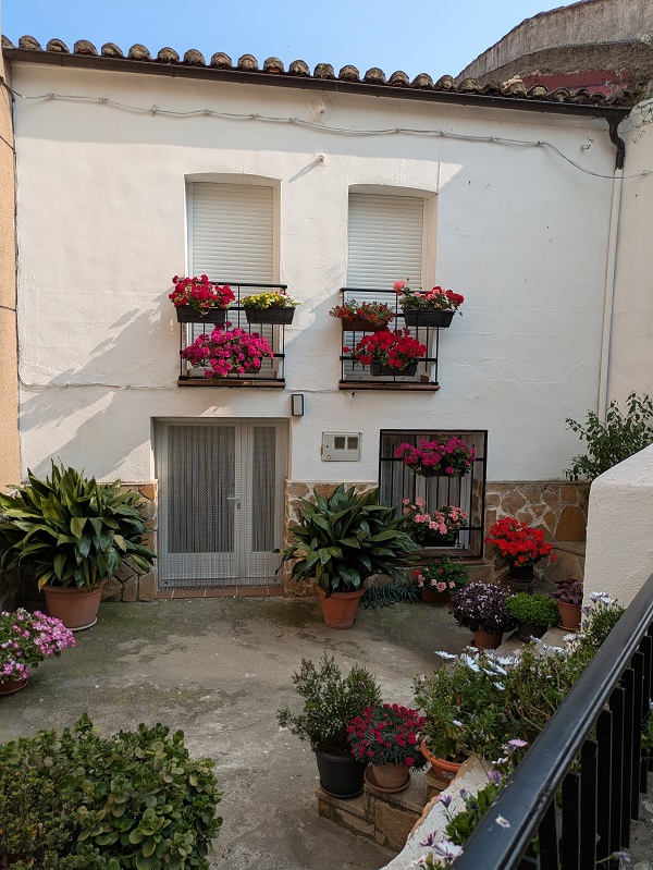 El Torno_house with flowers El Torno_house with flowers