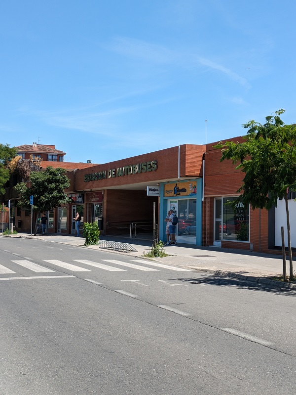 Cáceres bus station_outside