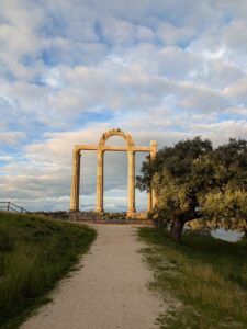 A-5 road through Extremadura_Templo Los Mármoles