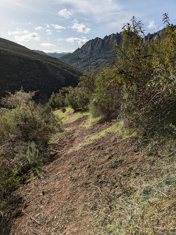 Ruta de la Herrería_path narrower