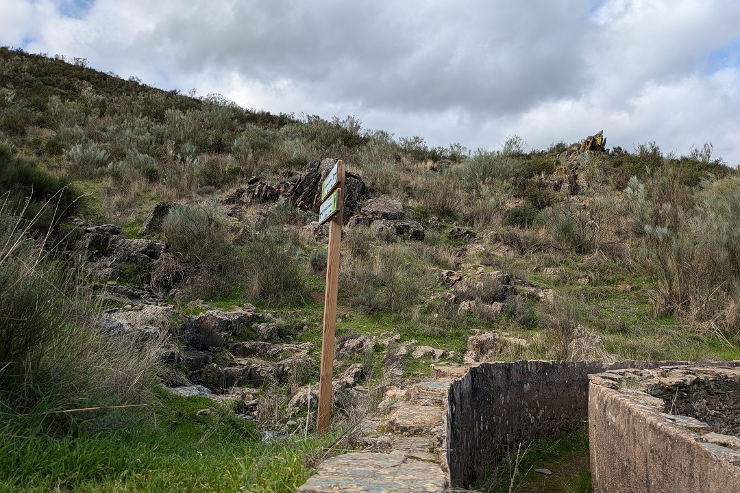 Ruta de la Herrería_signpost