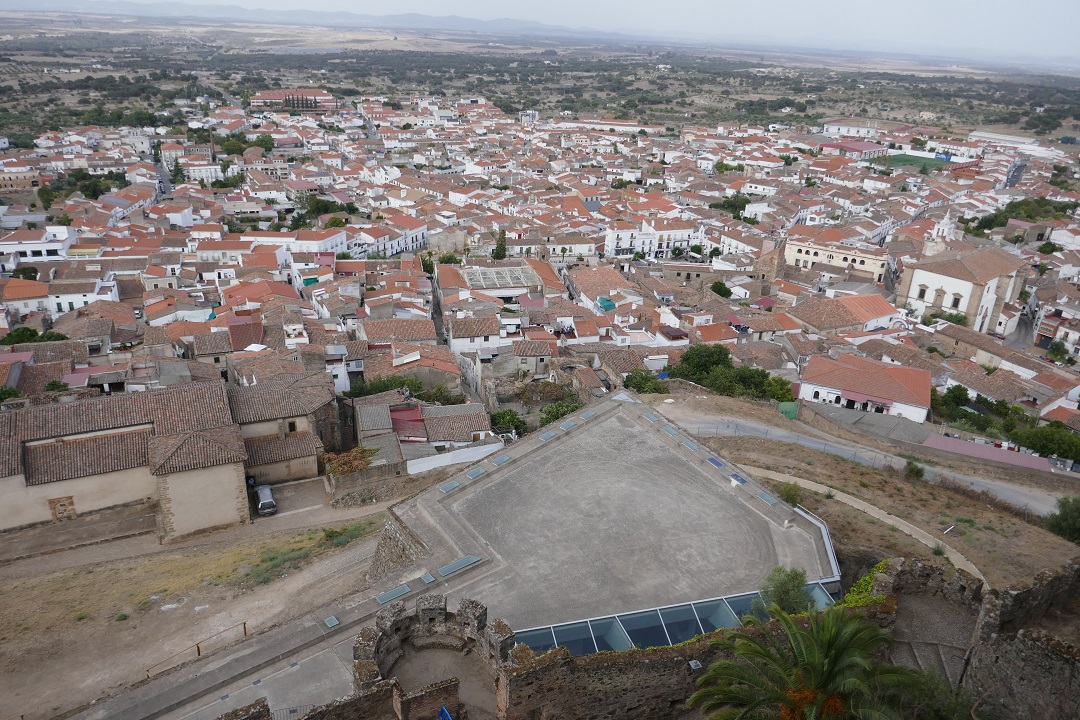 Castillo de Luna, Alburquerque_views to the north