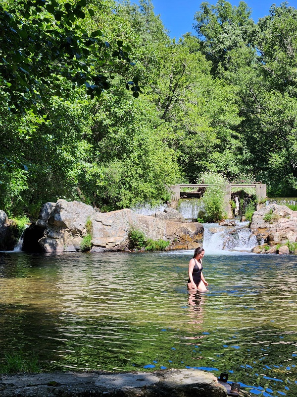 Extremadura in spring_Collado de la Vera_swimming