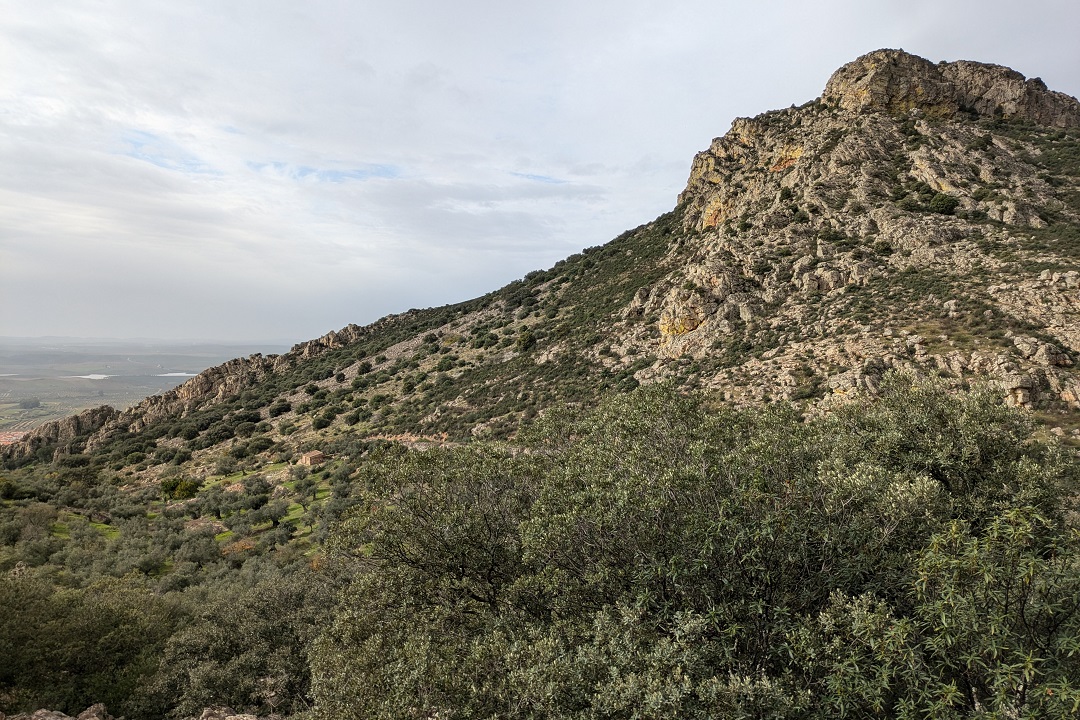 Ruta de los Escalones, Hornachos_downhill view