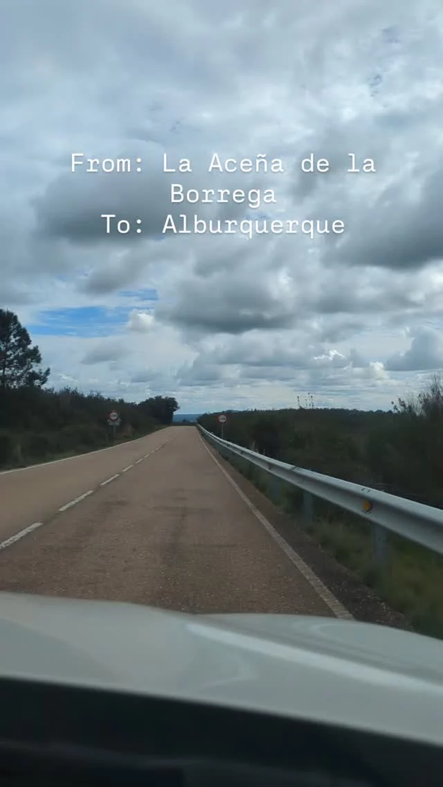 Driving from La Aceña de la Borrega to Alburquerque.

✅Follow @travelextremadura for more Extremadura, Spain road trip inspiration.

#travelextremadura #laaceñadelaborrega #alburquerque #spaintravel #roadtripping